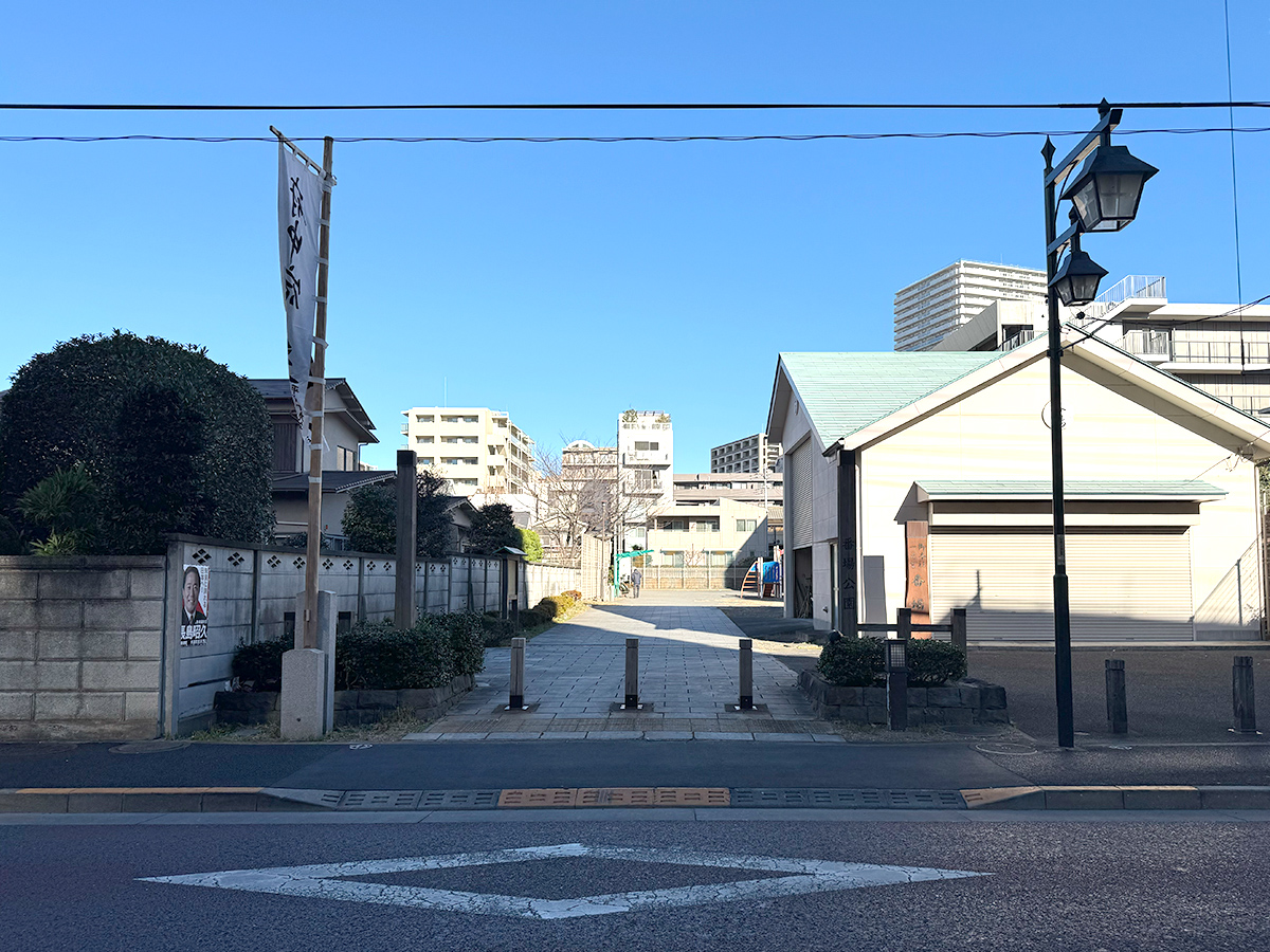 府中宿番場宿跡（府中市宮西町）